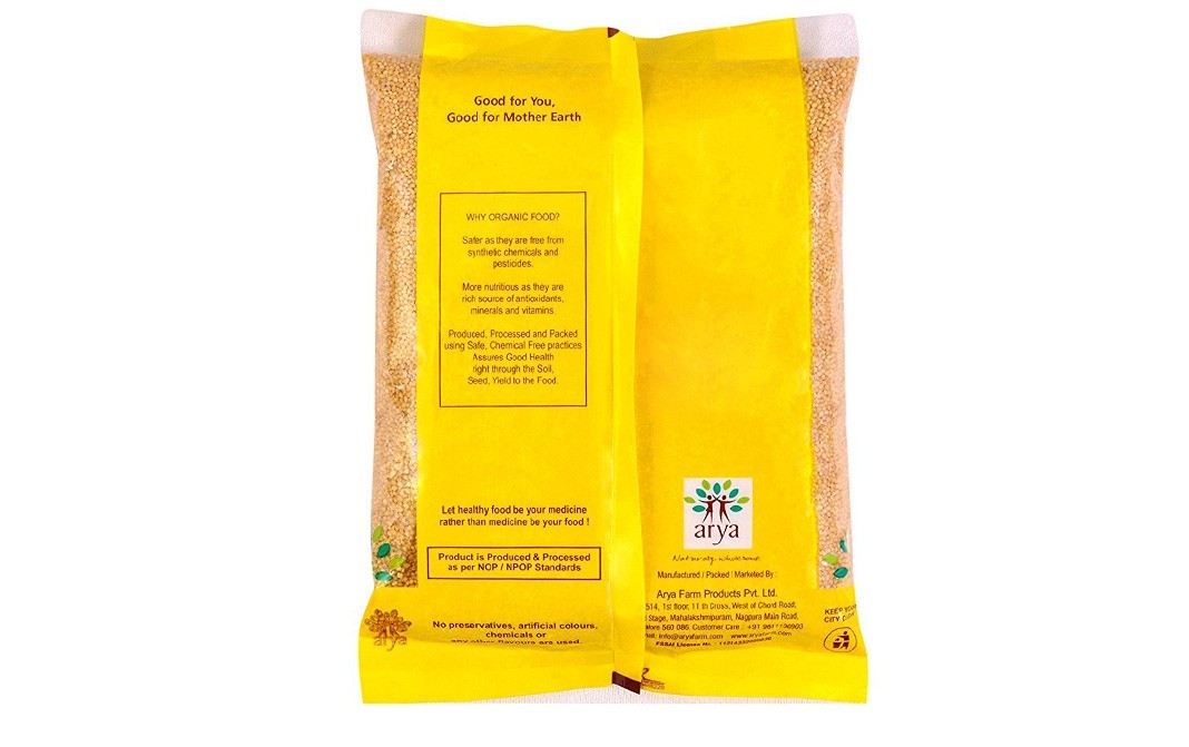 Arya Organic Fox Tail Millet (Navane)   Pack  500 grams